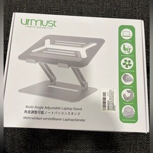 Rose Gold Multi-Angle Adjustable Laptop Stand